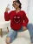 Leopard Print Smile Face Love Printed Sweatshirt Womens Autumn Soft Hoody Fleece Warm Hoodies Street All-Match Female Pullover