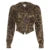 Sudadera con capucha y cremallera para mujer, de otoño, de manga larga, con cintura ajustada y estampado de leopardo, estilo urbano, Gyaru Baddie Y2k