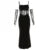 Vestidos sexis ajustados de terciopelo para mujer, corsé con tirantes finos y abertura en la cintura, vestido de fiesta de noche, bata de graduación, vestidos de Navidad