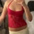 Y2K Coquette Floral Lace Crop Tops Mesh Sheer See Through Backless Mini Vest Fairycore 00s Retro Aesthetic Tie Up Halter Camis