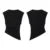Casual Pleated Sleeveless Vest Women Irregular O-neck Split Shoulder Pad Solid Tank Top Fashion High Street Lady Slim Shirt New