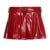 Falda de cuero punk sexy gótica navideña para mujer, nueva minifalda lisa con diseño de metal Gyaru, estilo chic oscuro, con personalidad, ropa de calle