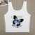 Camiseta de algodón de manga corta con hombros descubiertos para mujer, nueva camiseta de verano de Spice Girls, de cintura alta, ajustada, corta, dulce y picante.