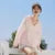 Jacket Women Splicing Mesh Hooded Jacket Loose  Summer New Texture Cooling Sunscreen Clothes Hundred