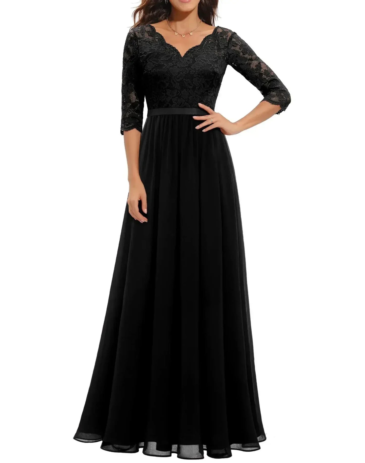 Diane™ | Women's Elegant Lace Long Dress