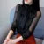 New Summer Fashion Tunic Women Blouse Shirts Long Sleeve Tie Bow Chiffon Turtleneck Formal Women White Black Shirts DF4905