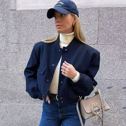 Chic Bomber Jacket | Great for Casual Days