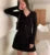 Conjunto de falda de punto de dos piezas Y2K de otoño, cárdigan liso de un solo pecho con cuello en V, minifalda plisada, traje elegante coreano, conjuntos de tejido