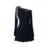 Vestido sexy para mujer Y2K, ropa con estampado de leopardo, ribete de encaje, hombros descubiertos, manga larga, corte A, minivestido de fiesta, ropa de club.