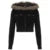 Autumn Trendy Velvet Short Women¡¯s Coat Zipper Faux Collar Hooded Simple All-Match Jackets Fashion New