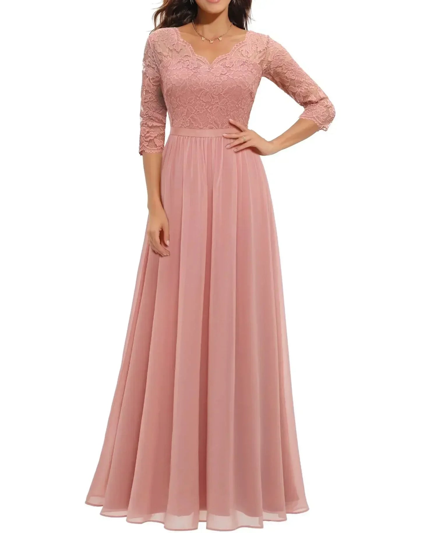 Diane™ | Women's Elegant Lace Long Dress