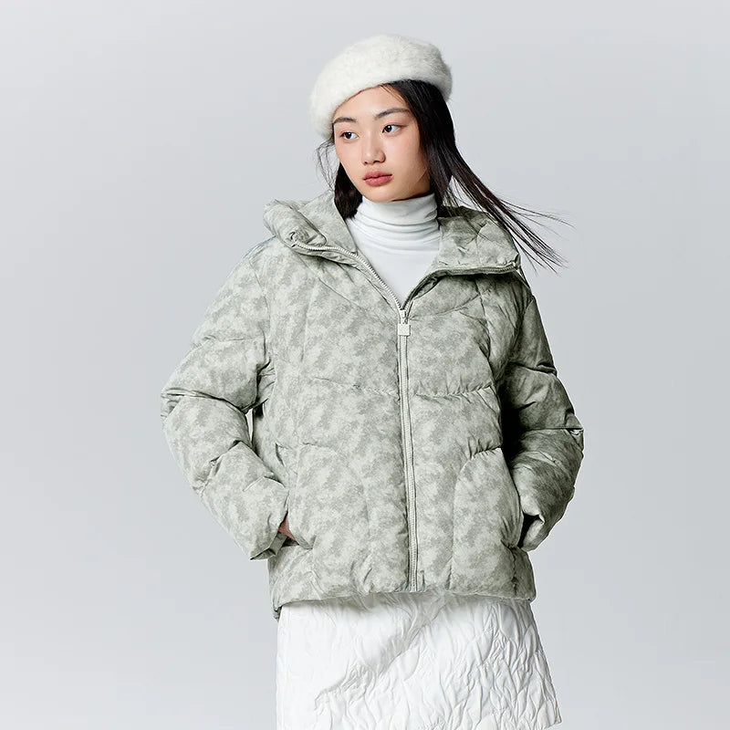 Chaqueta de plumón para mujer, de longitud media, impermeable, cálida, de invierno, de gran tamaño, con capucha, abrigo versátil