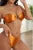 Sexy Bikini Set Bandeau Strapless Wrinkled Bikini Women Swimwear Female Swimsuit Bikini set Bather Bathing Suit