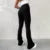Women High-Waisted Long Micro Flare Streetwear Y2k Pants Trousers Solid Color High Waist Slim Clothes Casual Fashion Sweatpants
