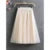 Falda de tul vintage para mujer, estilo urbano, elástica, de cintura alta, de malla plisada, elegante, estilo coreano, de verano, para oficina, nueva