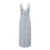 Vestido con ribete de encaje para mujer, estampado floral, escote en V, sin mangas, ajustado, sexy, sin espalda, para cóctel, ropa Y2K
