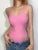 Summer Solid Colour Slim Bodysuit Fashion Casual Backless Sleeveless Sexy Bodysuit Lingerie One-Piece Lace Up Festival Outfit
