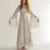 Vestidos largos de princesa vintage franceses para mujer, otoño, nuevos, elegantes, informales, de noche, para fiesta, de una pieza