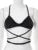 Women’s Sexy Hollow Out Bandage Crop Tops, Super Short, Y2k Accessories, Black Spaghetti Strap Camis, Streetwear, Women Clothes