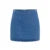 Elegant Two Pieces Skirt Set Women Denim Blue Short Sleeve Top Wrap Hip Mini Skirts Suits 2025 Spring New in Matching Outfits