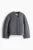 Chaqueta elegante de mezcla de lana lisa para mujer, abrigo de manga larga con botones y cuello redondo, ropa de abrigo cálida para otoño e invierno.