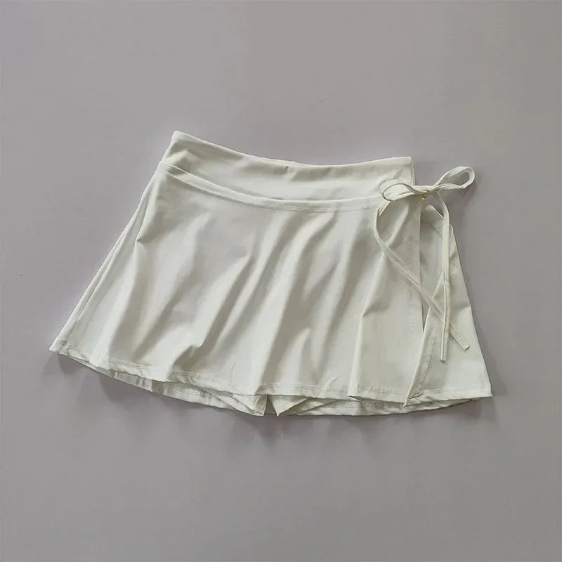 Summer Women’s Skirts Fashion Sexy Mini Elastic Pleated Sun Skirts For School Girl Uniform Korean Black High Waist Tennis Skirts