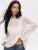 Knitted Hollow Sweater Pullover Women’s Loose Long-Sleeved Fashion Solid Color Round Neck See-Through Street Top Pullover