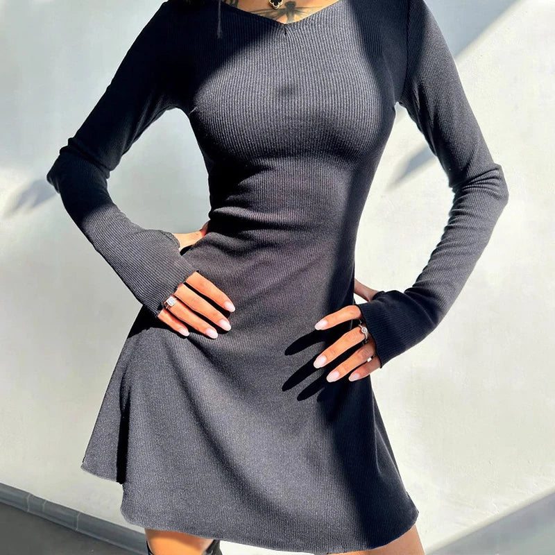 European and American style yoga dress spring women’s new fashion simple solid color back strap waist sports dress
