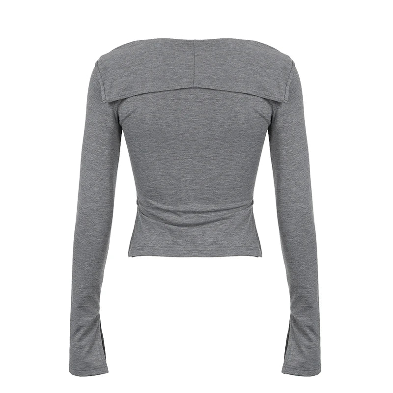 Dulce coreano Bowknot cuello marinero falso dos piezas top camisetas mujeres manga larga elegante suave cárdigan otoño moda