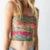 Chaleco bandeau bohemio de verano, bonitos conjuntos de senderismo, estilo preppy, para chica fitness, tops de tubo sin tirantes, tops cortos con hombros descubiertos y estampado gráfico