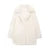 Fashion Solid Fluffy Faux Fur Coat Women Lapel Long Sleeve Thick Warm Loose Jackets 2025 Winter Elegant High Street Outerwear