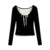 T-shirts Women Slim Sweet College Fashion Korean Spring Soft Leisure Cropped Spliced Designed  New Arrival Daily Casual