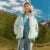 Chaqueta de plumón para mujer, de longitud media, impermeable, cálida, de invierno, de gran tamaño, con capucha, abrigo versátil