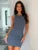 Vestido minimalista ajustado para mujer, trajes sin mangas, ropa de calle lisa, ropa de verano de una pieza, ropa de oficina para mujer