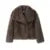 Abrigo de piel sintética con cuello cuadrado y esponjoso para mujer, estilo blogger icónico de invierno, chaqueta de piel de zorro para chicas, ropa de abrigo elegante y atractiva.