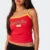 Camiseta minimalista informal de manga corta con cuello redondo y estampado de letras para mujer, estilo europeo y americano, nuevo producto Y2K