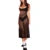Vestido de encaje negro Y2K para mujer, estilo estético, con aberturas laterales y tirantes finos, sin mangas, ajustado, para club.