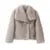 Abrigo de piel sintética con cuello cuadrado y esponjoso para mujer, estilo blogger icónico de invierno, chaqueta de piel de zorro para chicas, ropa de abrigo elegante y atractiva.
