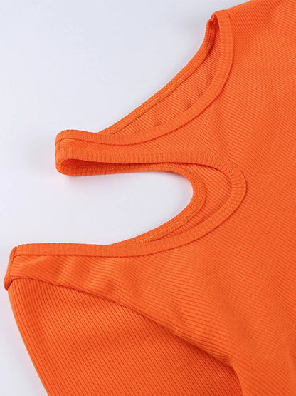 Camiseta sexy con agujeros para mujer, informal, de cuello redondo, manga larga, ajustada, corta, lisa, elegante, básica, para otoño 2025