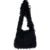 Bolso bandolera de gran capacidad con pelo sintético de oveja de Mongolia para mujer, estilo Y2K, estilo Harajuku, esponjoso y peludo.