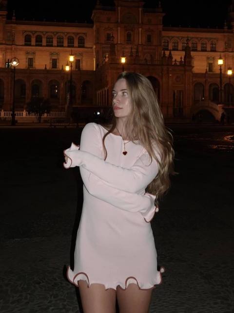 Fashion Knitted Sweater Long Sleeve Elastic Tight Dress Women Bodycon Skirt Female Autumn/Winter New Street Clothing