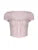 Camiseta rosa de manga corta para mujer, estilo balletcore, con cuello cuadrado y ribete de encaje Y2K, estilo kawaii de los años 2000