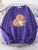 Sudadera con capucha de gato mirando la taza, bonita sudadera de moda para mujer, sudadera de forro polar con cuello redondo, sudaderas casuales, jersey de gran tamaño, ropa deportiva