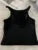 New Invisible Strap Tank Top For Women Knit Ribbed Sleeveless Basic T-Shirt Cropped Corset Bustier Tops With Open Shoulder