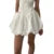 Bud Skirt 2000s Women Solid Color Elastic Waist Loose Fitting Short Mini Skirt y2k Going Out Party Skirts Streetwear