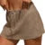 Falda de playa para mujer, de verano, de color liso, con cordón, de cintura alta, de punto, minifalda, traje de baño informal