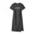 Dress Women Vintage Casual Midi Dress  Summer New Letter Print Split T-Shirt Dress