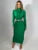 Elegante vestido largo sexy con aberturas para mujer, otoño e invierno, nuevo vestido ajustado de cuello alto y manga larga para fiesta y noche.