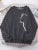 Sudadera con capucha con estampado de gato y hombros caídos para mujer, combinable con todo, tallas S-XXL, ropa urbana de calidad para mujer