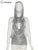 Sexy Chain Backless Tank Top Suit Women Halter Low Swinging Collar Indie Folk Silver-sequins Vest with Scarf High Street